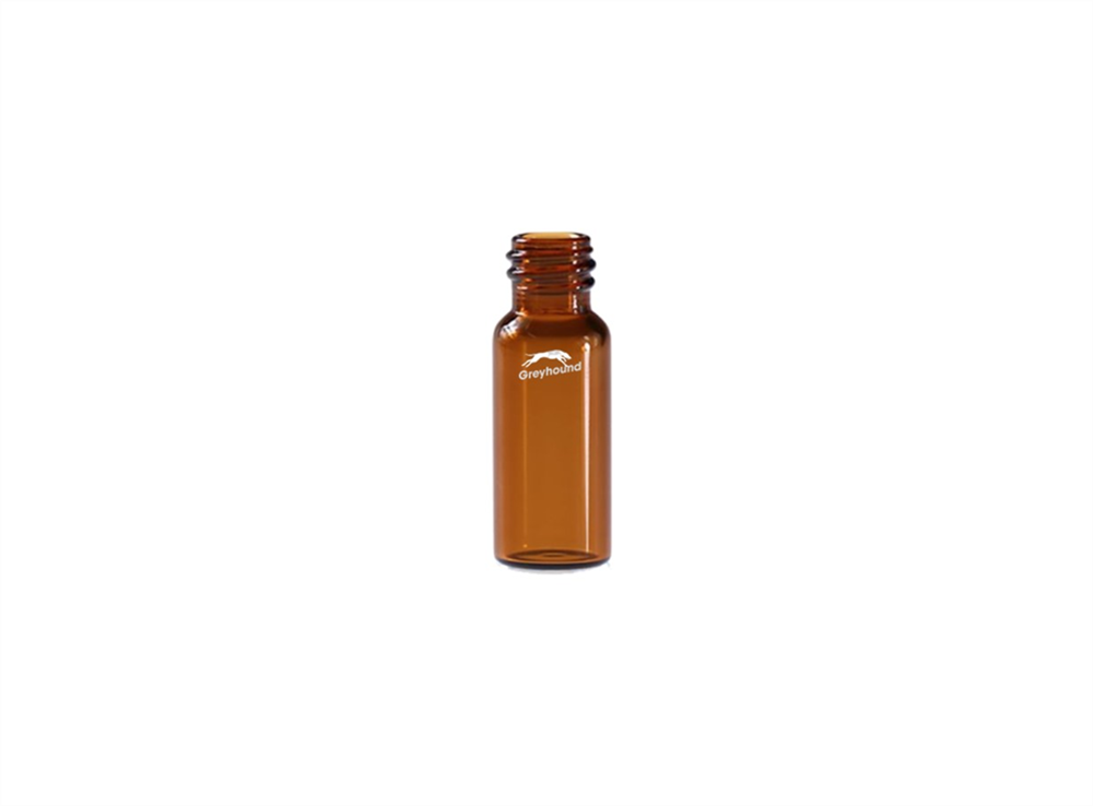 Picture of 2mL Wide Mouth Short Thread Screw Top Vial, Amber Glass, 9mm Thread, Q-Clean